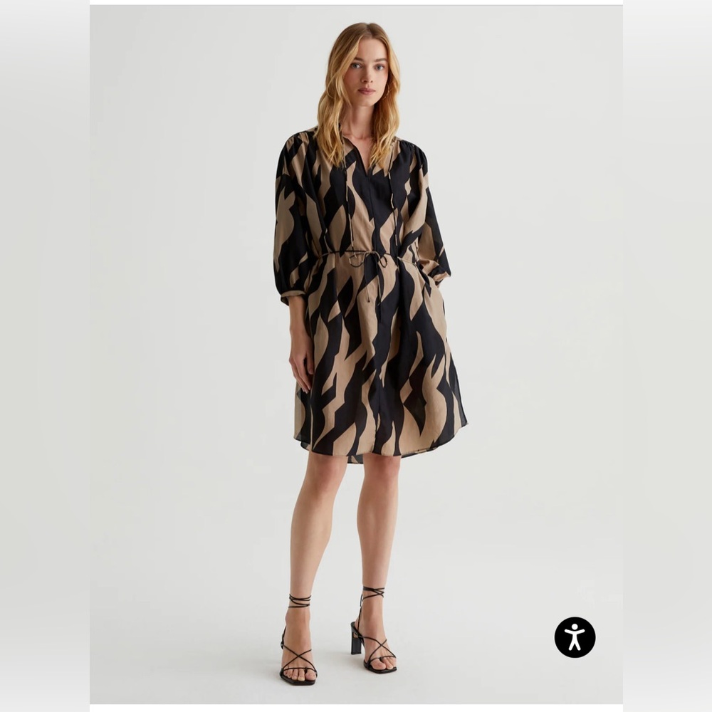 AG Octavia peasant shirt dress